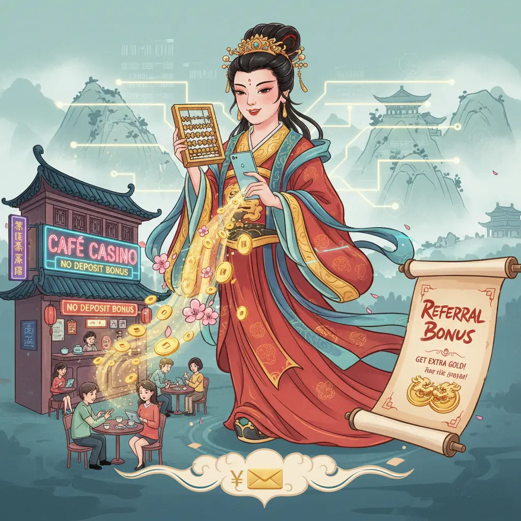 cafe casino no deposit bonus - referral